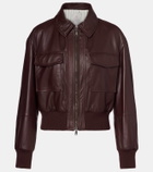 Brunello Cucinelli Leather jacket