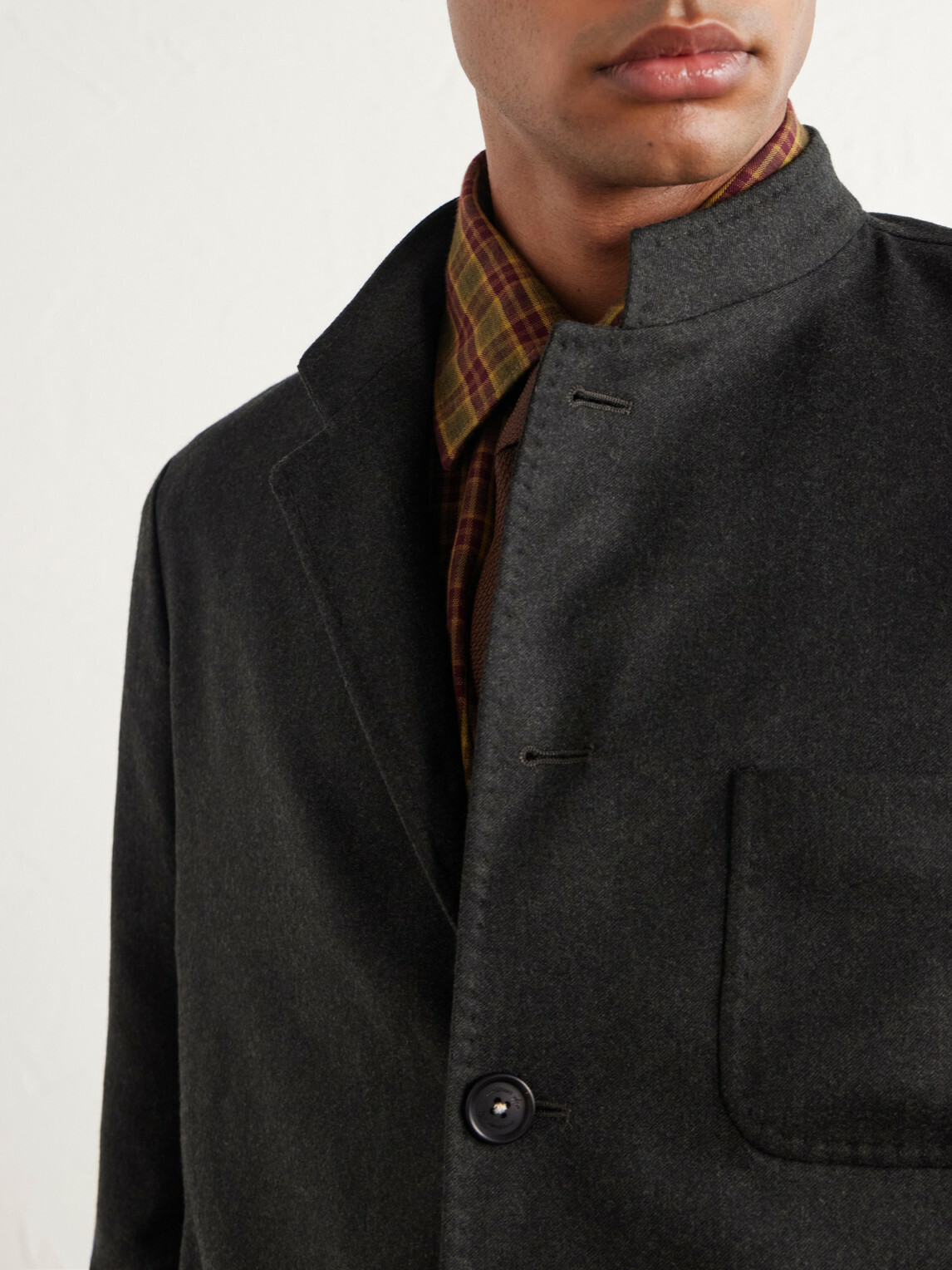 Massimo Alba - Bali Virgin Wool Suit Jacket - Green
