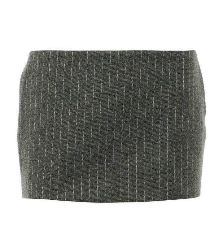 Photo: Alex Perry Pinstripe low-rise miniskirt