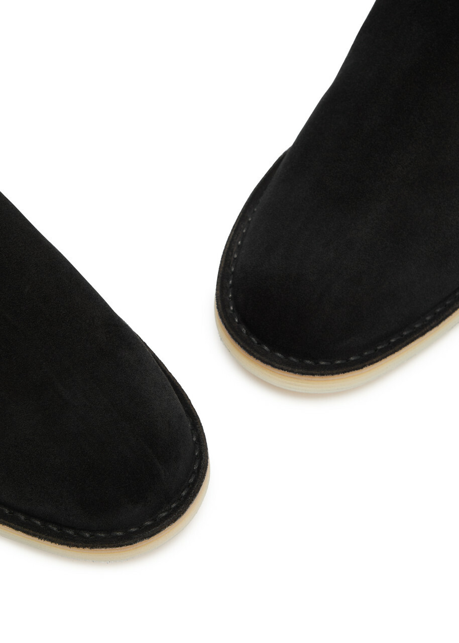 Dolce & Gabbana Suede Chelsea Boots Black