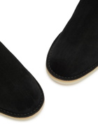 Dolce & Gabbana Suede Chelsea Boots Black