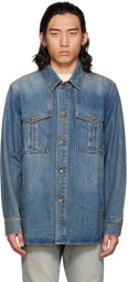 DRAE SSENSE Exclusive Blue Oversized Shirt