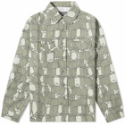 Billionaire Boys Club Men's Gator Camo Shirt in Green