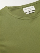 OLIVER SPENCER LOUNGEWEAR - York Supima Cotton-Jersey T-Shirt - Green