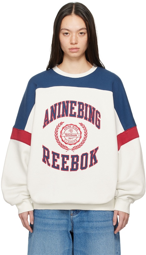 Photo: ANINE BING Off-White Reebok Edition Sweatshirt