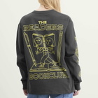 Damson Madder Women's The Reader Long Sleeve T-Shirt in Charcoal
