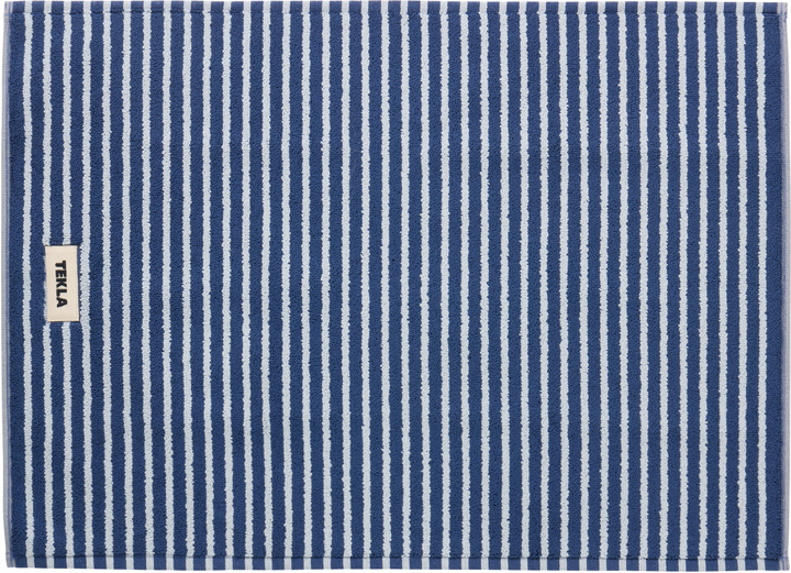 Photo: Tekla Navy & Blue Terry Bath Mat