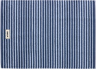 Tekla Navy & Blue Terry Bath Mat