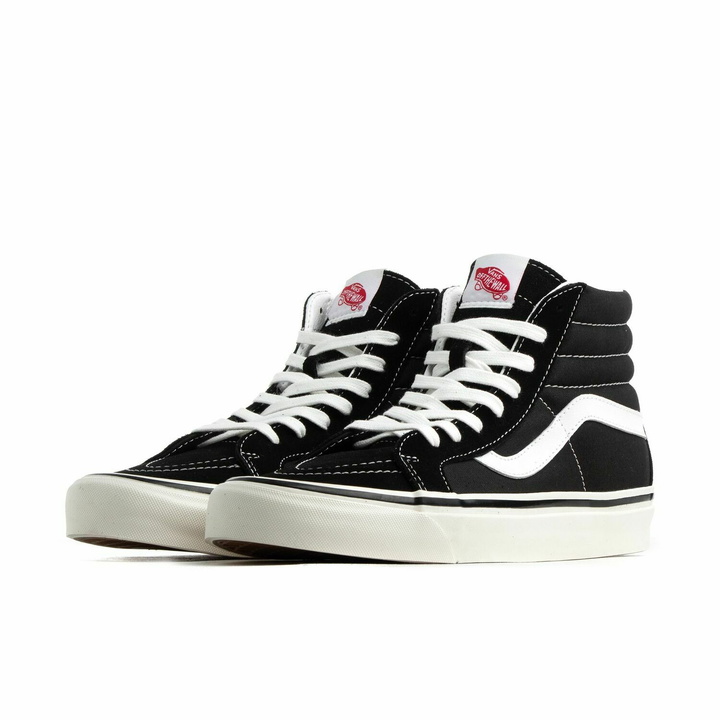 Photo: Vans Anaheim Factory Sk8 Hi 38 Dx Black - Mens - High & Midtop