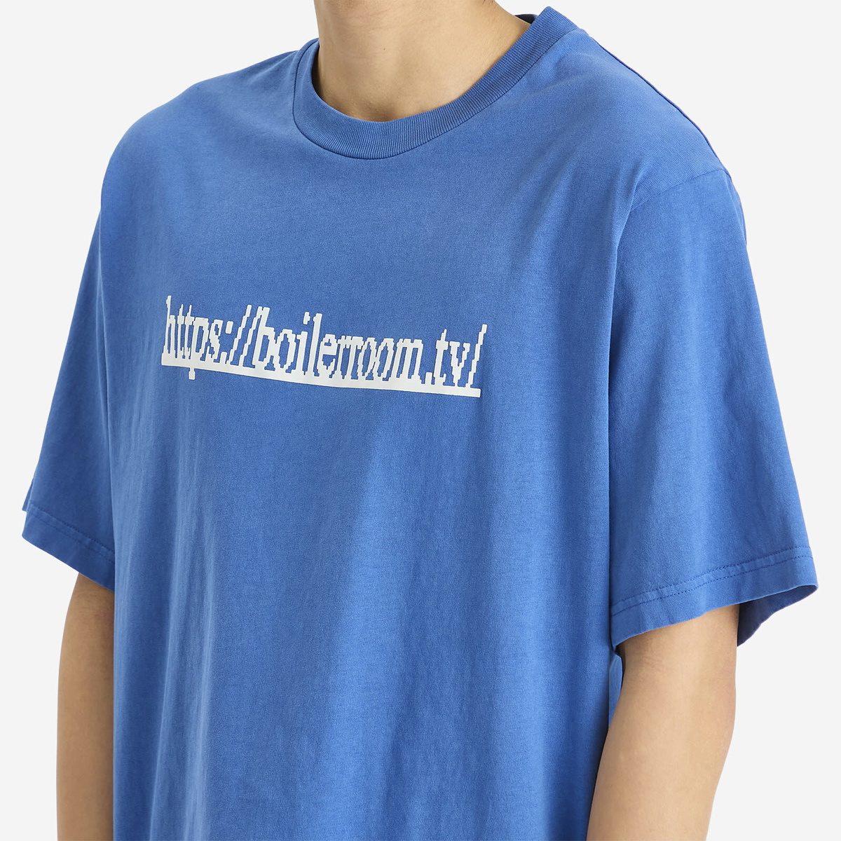 Boiler Room Men's TV Logo T-Shirt in Blue