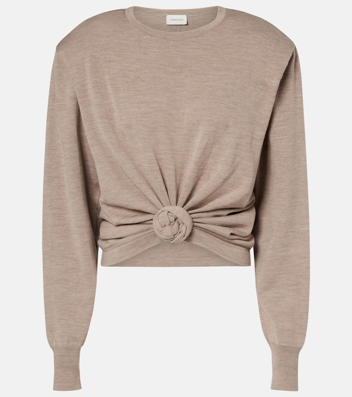Magda Butrym Knot-detail wool sweater