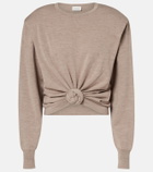 Magda Butrym Knot-detail wool sweater
