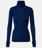 The Frankie Shop Utica wool and cotton turtleneck sweater