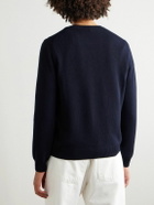 Incotex - Wool and Cashmere-Blend Sweater - Blue
