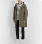 Mr P. - Bonded-Cotton Hooded Parka - Green
