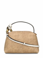 JW ANDERSON - Small Corner Leather Top Handle Bag