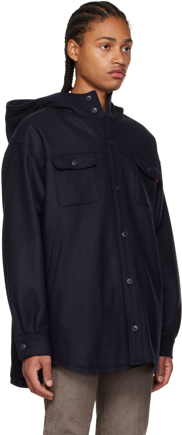 Undercover Navy Hooded Jacket Undercover