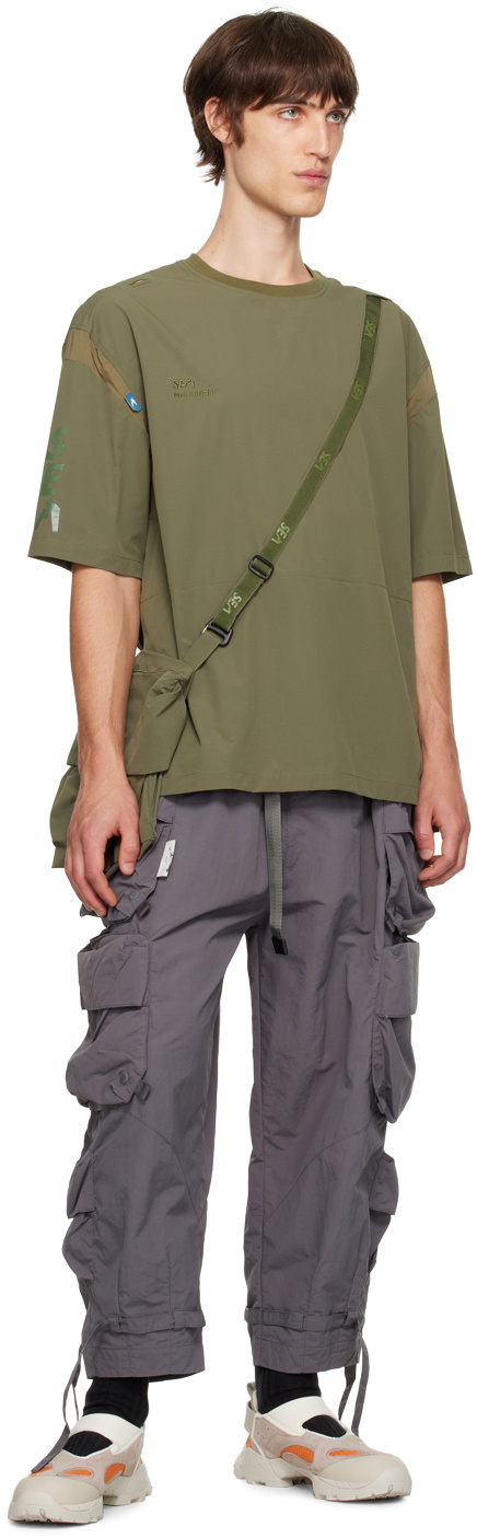 Archival Reinvent Green WIND AND SEA Edition Curve Bag & T-shirt Set