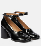 Maison Margiela - Tabi leather Mary Jane pumps