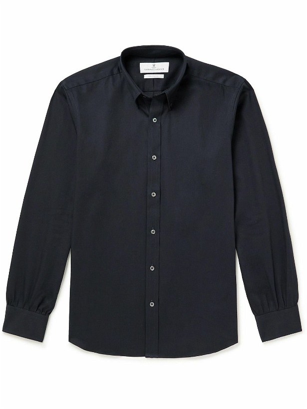 Photo: Turnbull & Asser - Oliver Button-Down Collar Cotton-Twill Shirt - Blue
