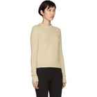 Chloe Beige Cashmere Crewneck Sweater