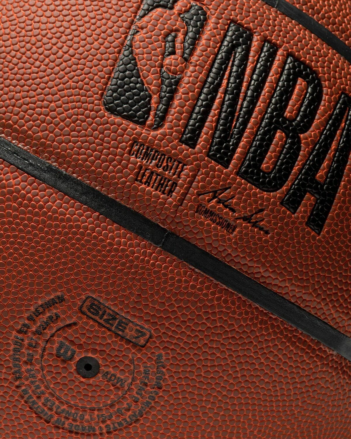 Wilson Nba Team Alliance Basketball Chicago Bulls Size 7 Brown Sports Equipment