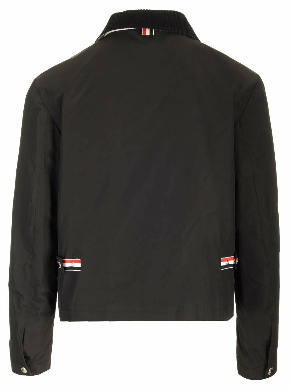 Thom Browne｜JACKETS (CONCEALED ZIP GOLF JACKET IN 2 PLY Thom Browne Concealed Zip Golf Jacket Thom Browne