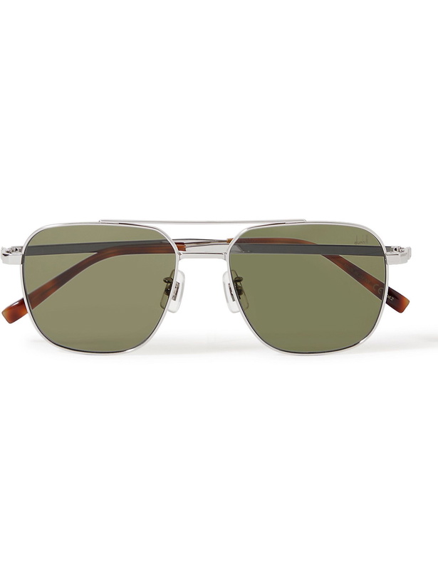 Photo: DUNHILL - Aviator-Style Silver-Tone Sunglasses