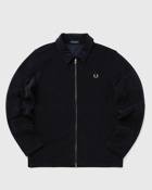 Fred Perry Towelling Overshirt Blue - Mens - Overshirts