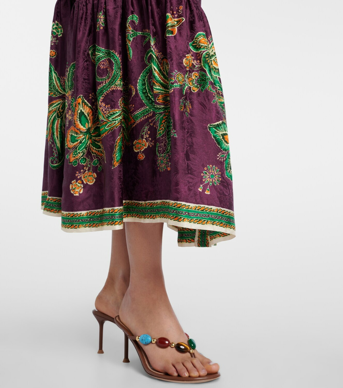 Alémais Ruthie floral shirt dress