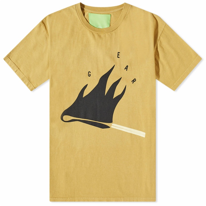 Photo: Mister Green Men's Safety Matches T-Shirt in Wax
