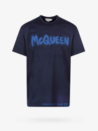 Alexander Mcqueen T Shirt Blue   Mens