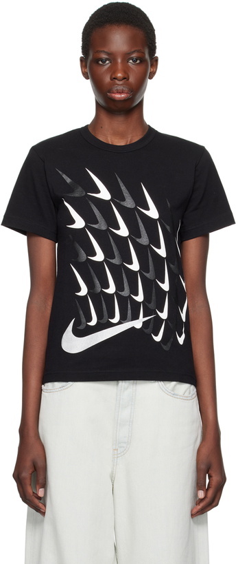 Photo: Black Comme des Garçons Black Nike Edition T-Shirt