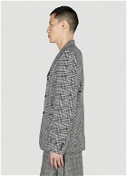 Comme Des Garçons Homme Plus - Check Single Breasted Blazer in Grey