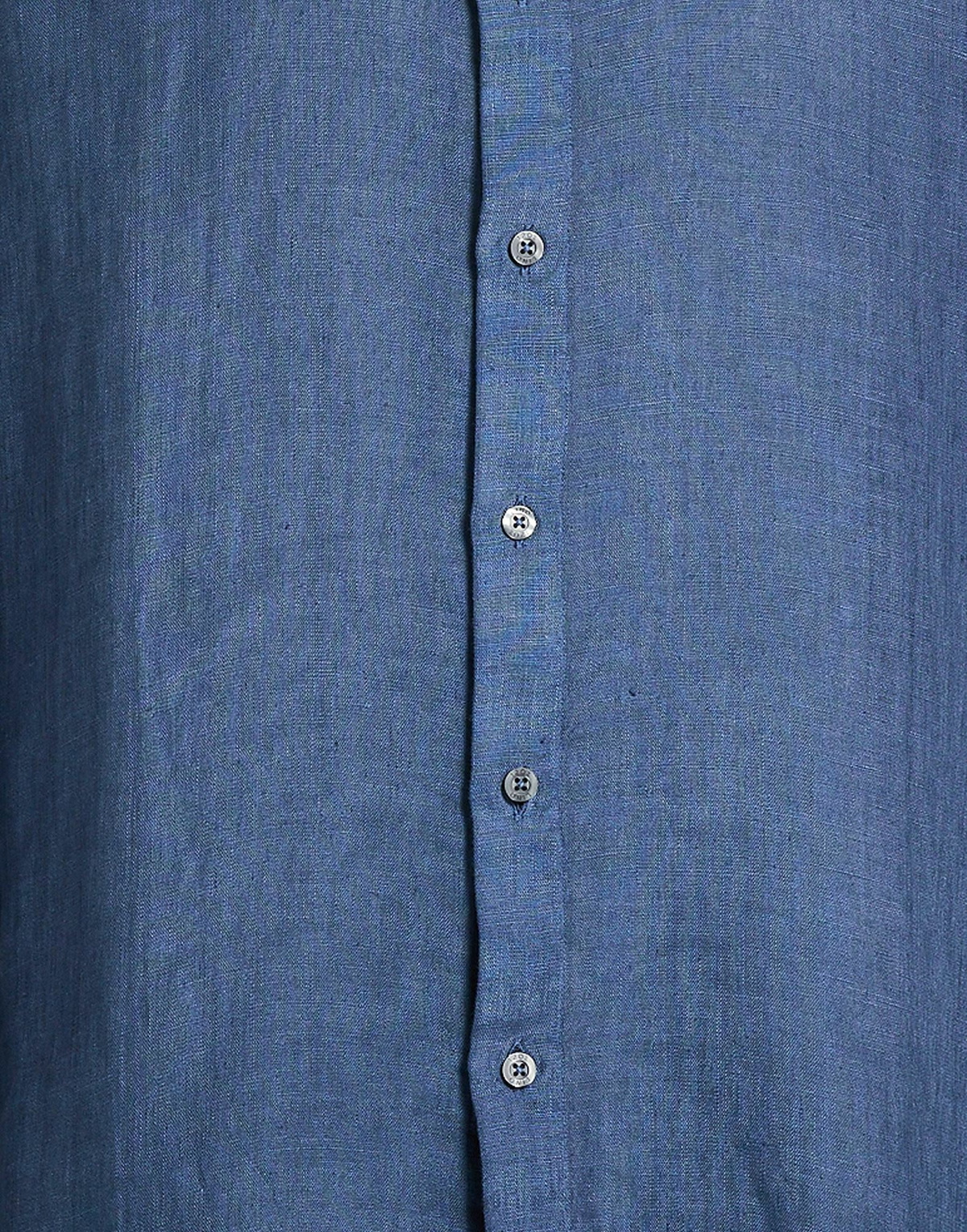 120% Lino Mens Shirt in Navy