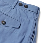 Drake's - Slim-Fit Cotton-Canvas Chino Shorts - Blue