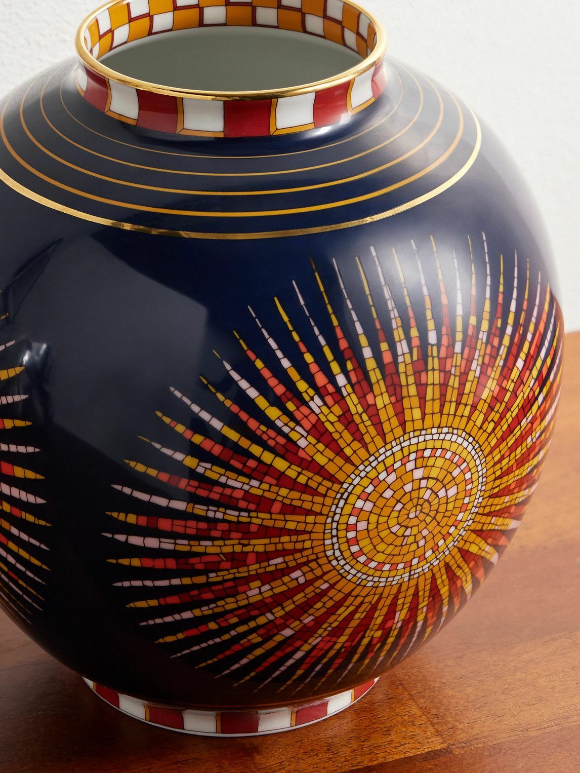 La DoubleJ - Bubble Gold-Plated Porcelain Vase