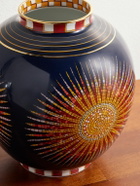 La DoubleJ - Bubble Gold-Plated Porcelain Vase