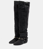 Isabel Marant Selize suede knee-high boots