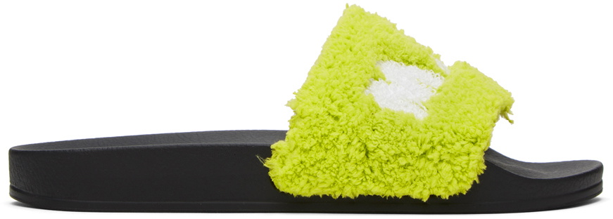 Marni Green Logo Sandals