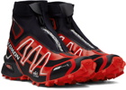 Salomon Black & Red Snowcross Sneakers