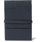 Valextra - Full-Grain Leather Cardholder - Blue