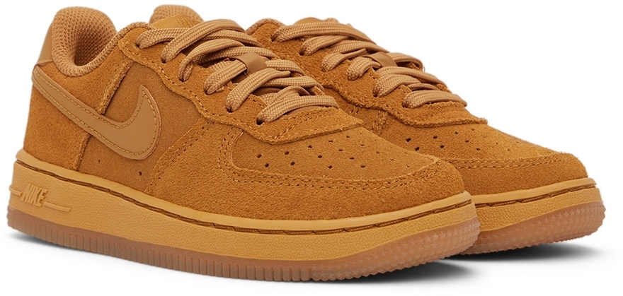 Nike Kids Brown Air Force 1 LV8 Little Kids Sneakers