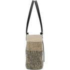 Loewe Black and Tan Small Square Basket Tote