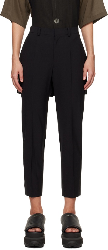 Photo: UNDERCOVER Black Layered Trousers