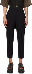 UNDERCOVER Black Layered Trousers