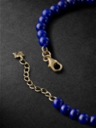 Mateo - Gold Lapis Lazuli Beaded Bracelet