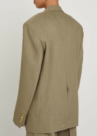 Calvin Klein Avery Wool-blend Blazer Light Brown