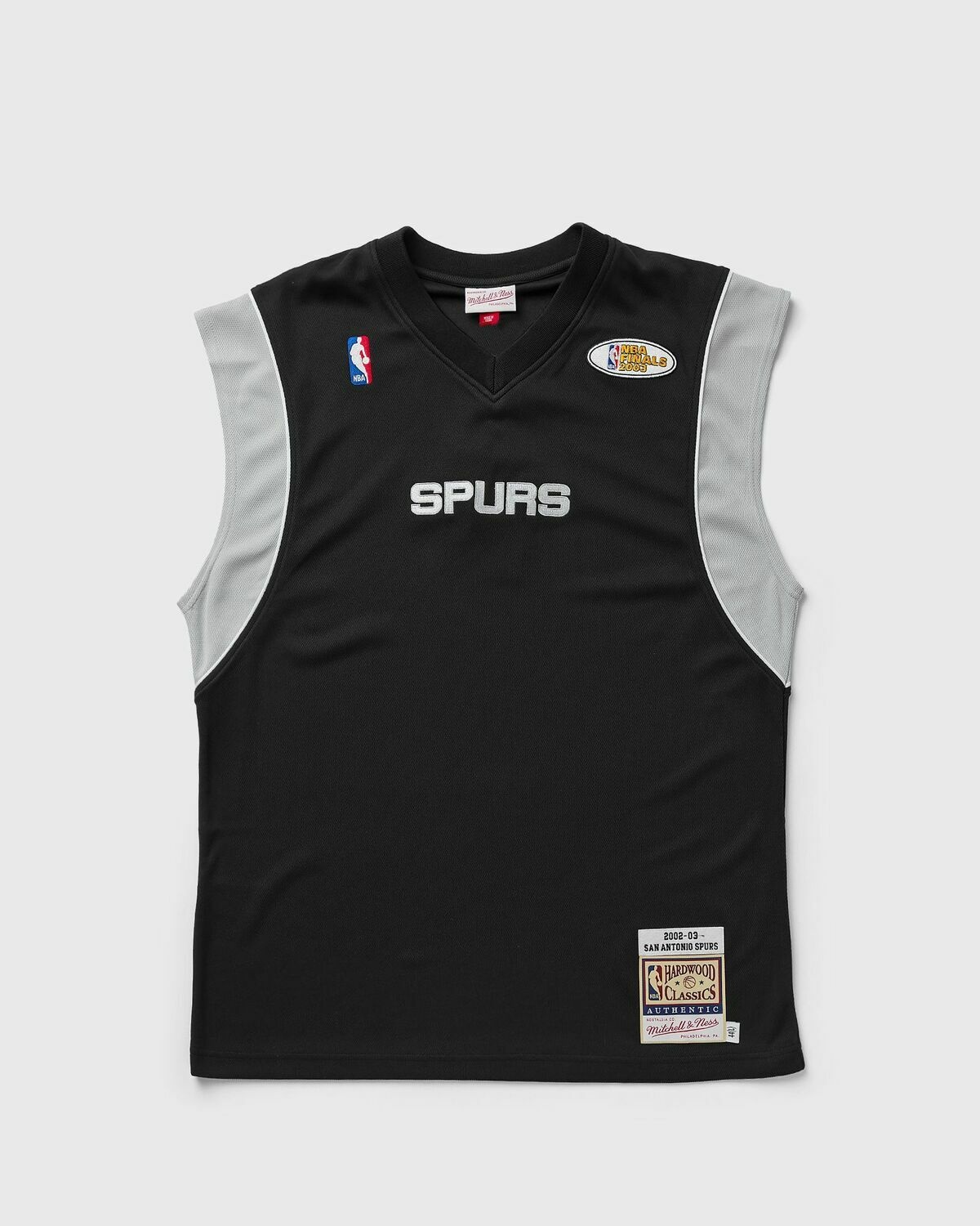Mitchell & Ness Nba Authentic Shooting Shirt San Antonio Spurs 2002 03 Black - Mens - Jerseys