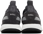 BOSS Gray Sock Sneakers